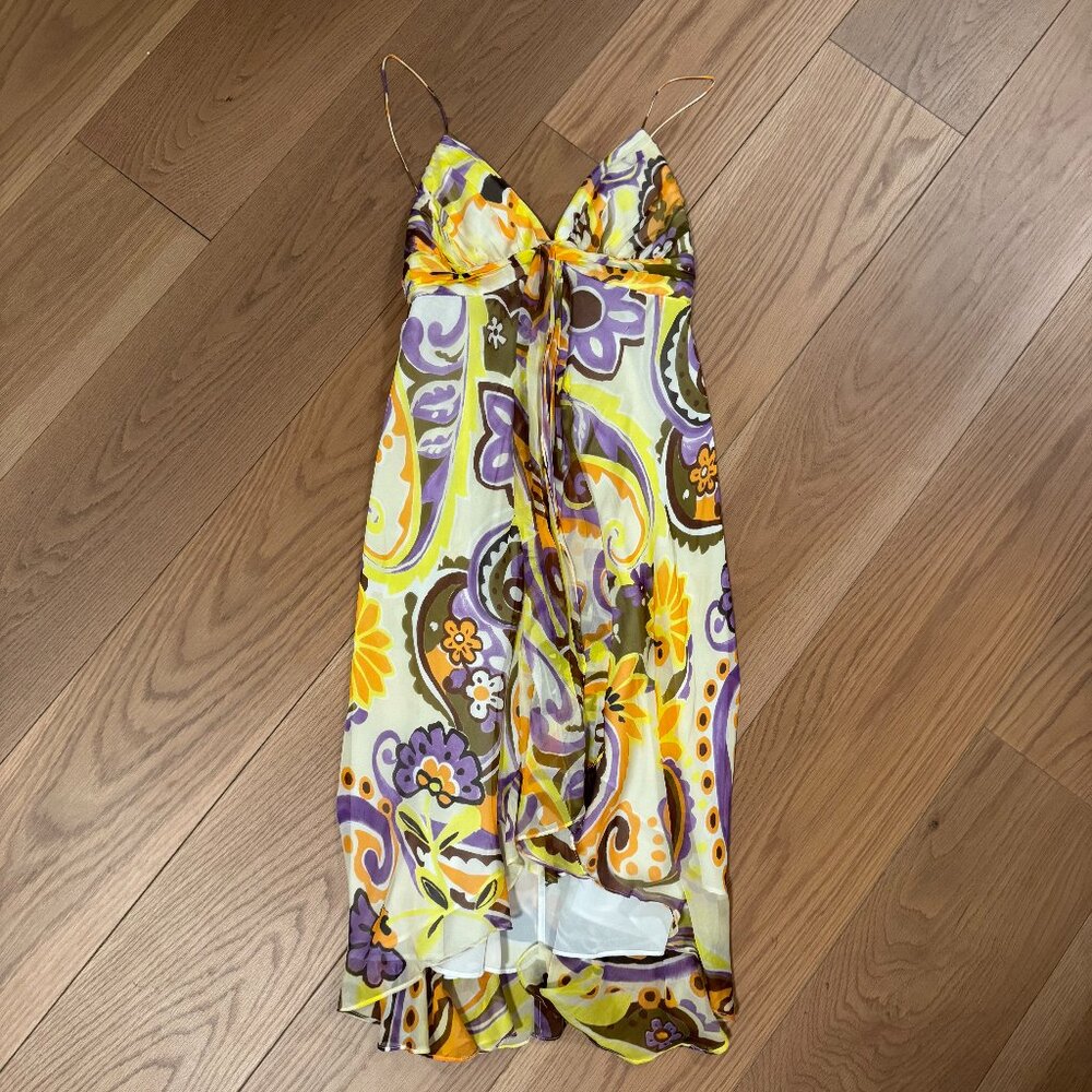Vintage Milly Silk Midi Length Dress